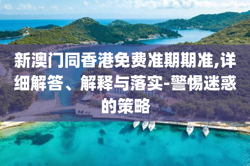 新澳門同香港免費(fèi)準(zhǔn)期期準(zhǔn),詳細(xì)解答、解釋與落實(shí)-警惕迷惑的策略